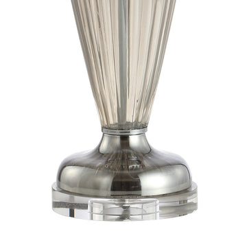 Julian 33.5" Glass/Crystal LED Table Lamp - JONATHAN Y